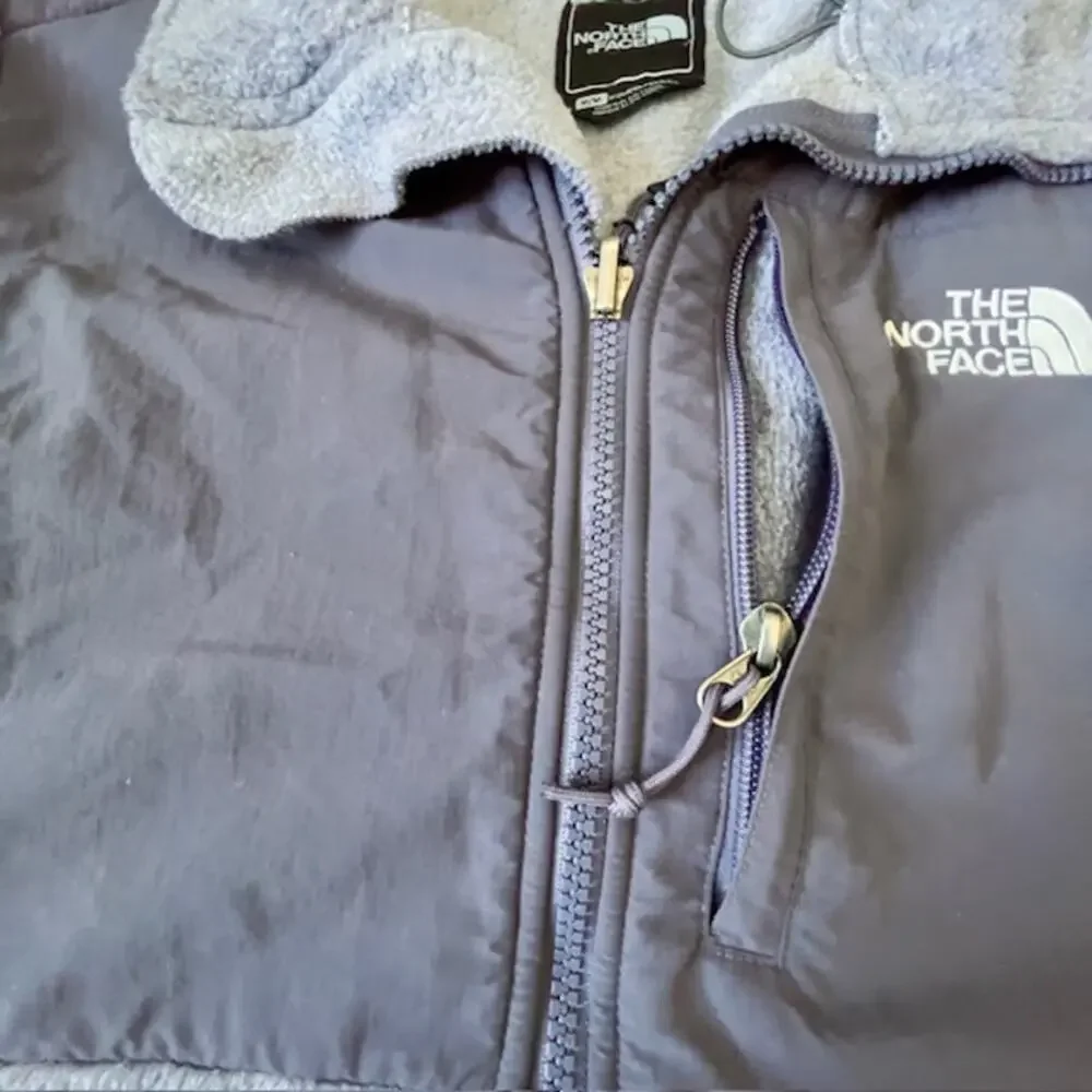 The North Face Polartec Recycled Fleece Jacket Women’s M Gray Full Zip Outdoor